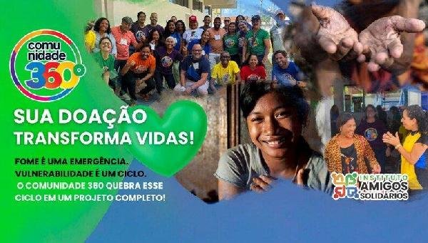 INSTITUTO AMIGOS SOLIDÁRIOS LANÇA CAMPANHA DE VAKINHA PARA MANTER O MERCADO SOLIDÁRIO QUE ATENDE MAIS DE 700 FAMÍLIAS EM VULNERABILIDADE NO PROGRAMA COMUNIDADE 360º