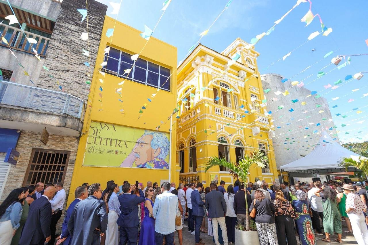 ILHÉUS CELEBRA 492 ANOS COM A REABERTURA DA CASA CULTURAL JORGE AMADO