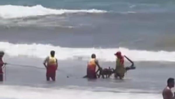 DRONE SALVA-VIDAS REALIZA POUSO FORÇADO DURANTE OPERAÇÃO EM PRAIA DE ILHÉUS! EMPRESA ESCLARECE OCORRÊNCIA