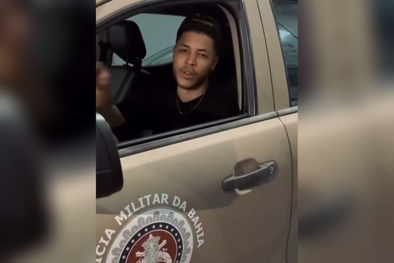 COMANDO GERAL DA POLÍCIA MILITAR INVESTIGA GRAVAÇÃO DE CLIPE DENTRO DE VIATURA DA PMBA