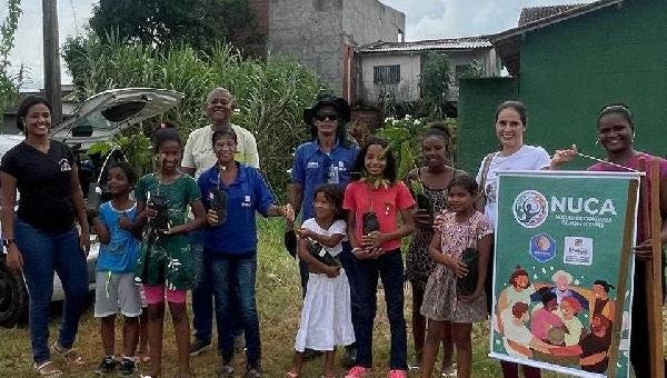 JOVENS DO NUCA PARTICIPAM DE AÇÕES PARA PROTEÇÃO DO MEIO AMBIENTE EM ILHÉUS