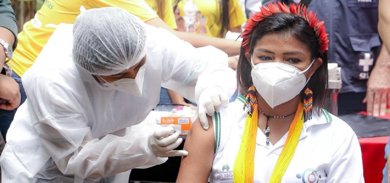 75% DA POPULAÇÃO INDÍGENA JÁ FOI VACINADA COM DUAS DOSES NA BAHIA 75% DA POPULAÇÃO INDÍGENA JÁ FOI VACINADA COM DUAS DOSES NA BAHIA