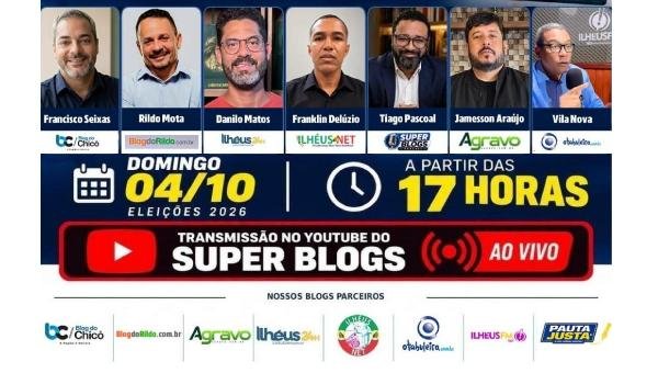 SUPER BLOGS REÚNE BLOGS, RÁDIOS E JORNALISTAS EM MEGA COBERTURA DAS ELEIÇÕES DE 2026