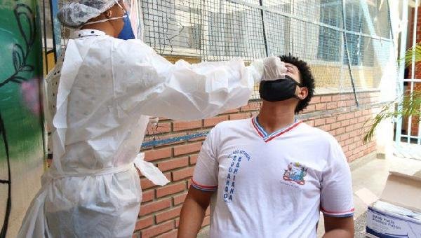 COVID-19: ESCOLAS PÚBLICAS DA BAHIA VÃO TESTAR 180 MIL ASSINTOMÁTICOS