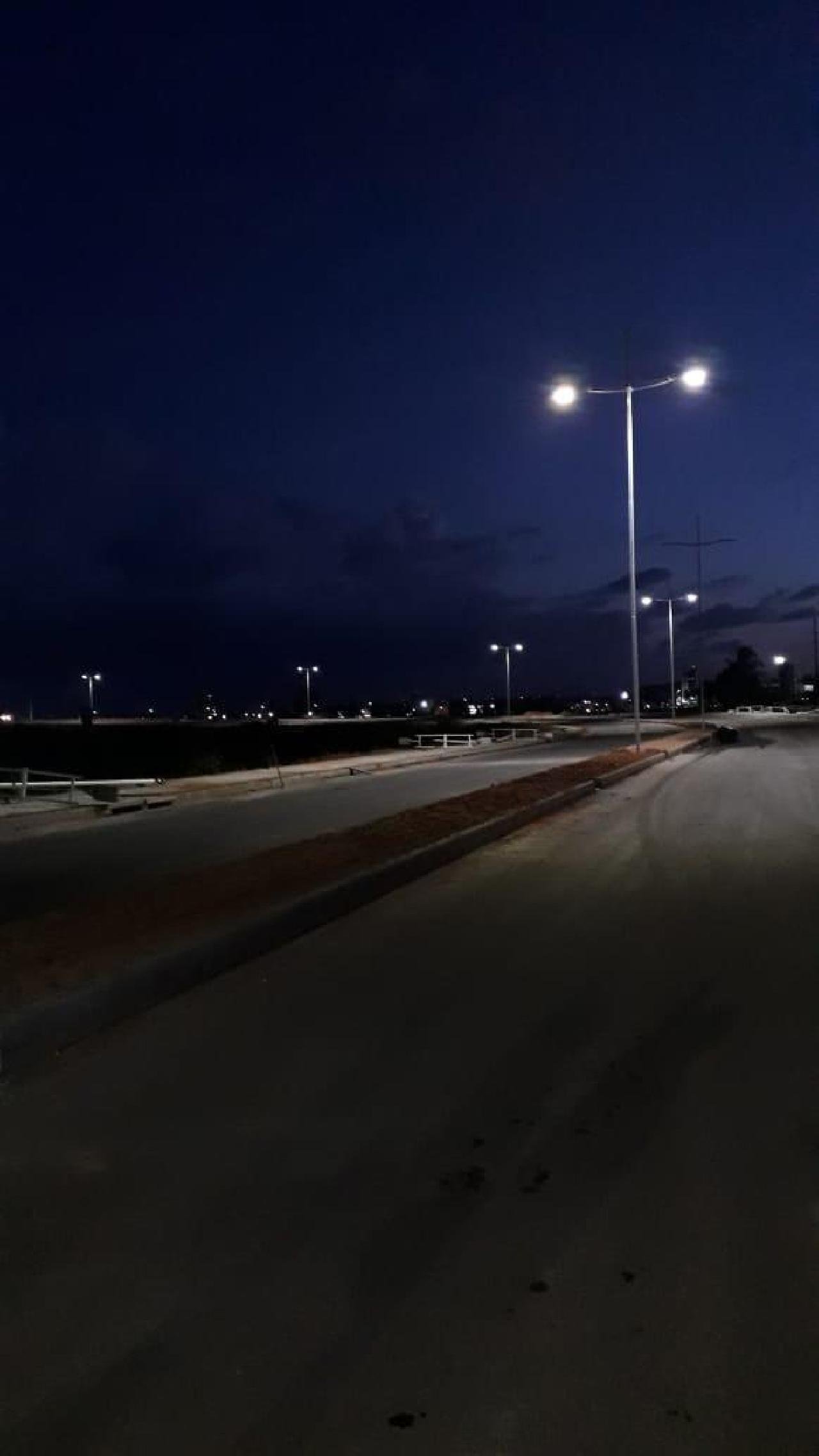 PONTE: ILUMINAÇÃO DO VIÁRIO NORTE É TESTADA PONTE: ILUMINAÇÃO DO VIÁRIO NORTE É TESTADA