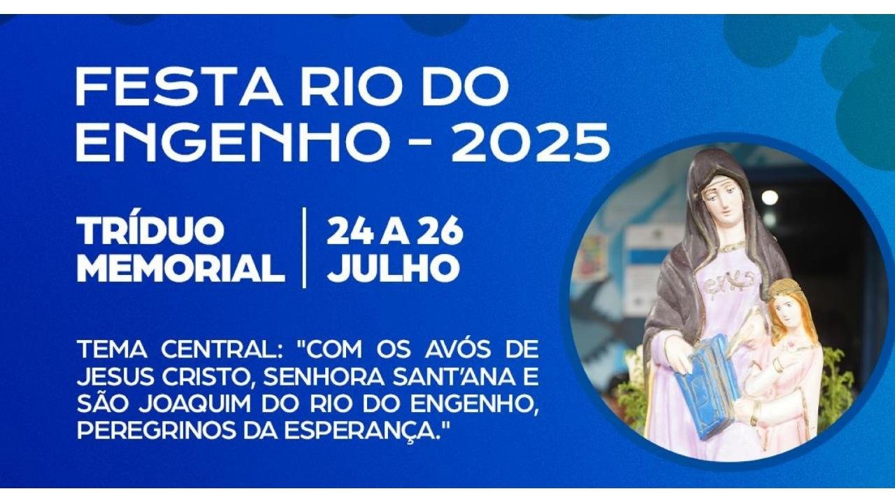 FESTA DE SENHORA SANT’ANA E SÃO JOAQUIM REÚNE TRADIÇÃO, FÉ E CULTURA NO RIO DO ENGENHO FESTA DE SENHORA SANT’ANA E SÃO JOAQUIM REÚNE TRADIÇÃO, FÉ E CULTURA NO RIO DO ENGENHO