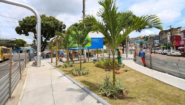 ILHÉUS : CANTEIRO CENTRAL DA PRAÇA CAIRU SERÁ ENTREGUE REQUALIFICADO NESTA SEXTA-FEIRA (25)