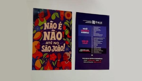 SEGURANÇA PARA AS MULHERES É REFORÇADA COM CAMPANHA "NÃO É NÃO", NO MEU SÃO JOÃO AMADO