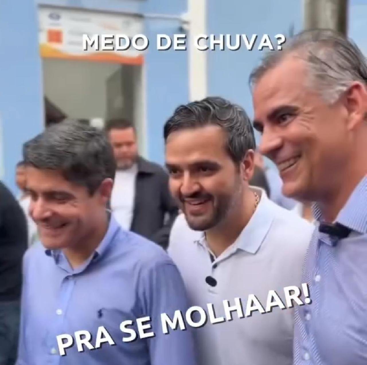 APÓS JERÔNIMO CANCELAR COMÍCIO EM ILHÉUS, VALDERICO FAZ PUBLICAÇÃO E PROVOCA: “SE TÁ NA CHUVA É PRA SE MOLHAR”