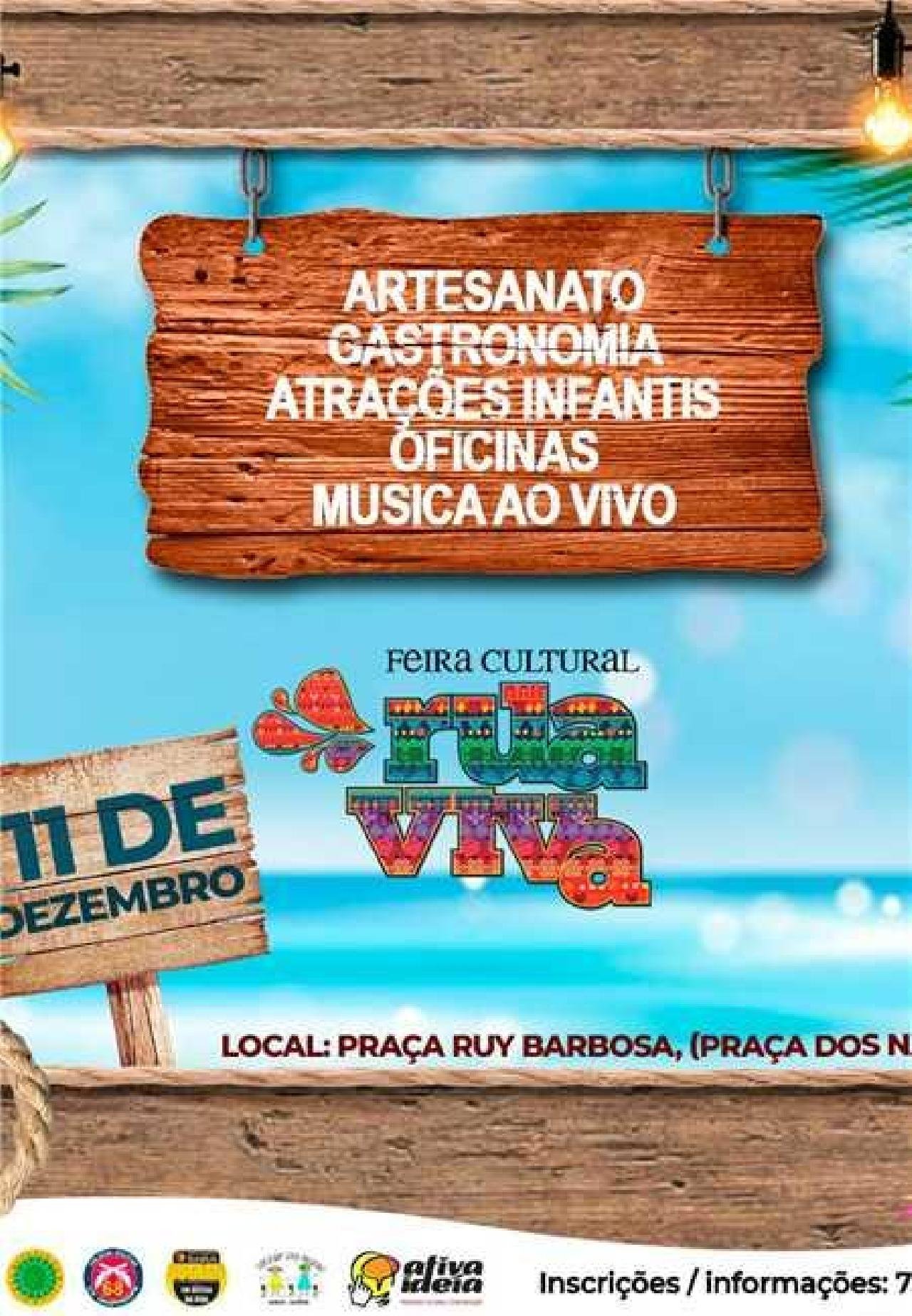 FEIRA CULTURAL RUA VIVA MOVIMENTA O SÁBADO EM ILHÉUS FEIRA CULTURAL RUA VIVA MOVIMENTA O SÁBADO EM ILHÉUS
