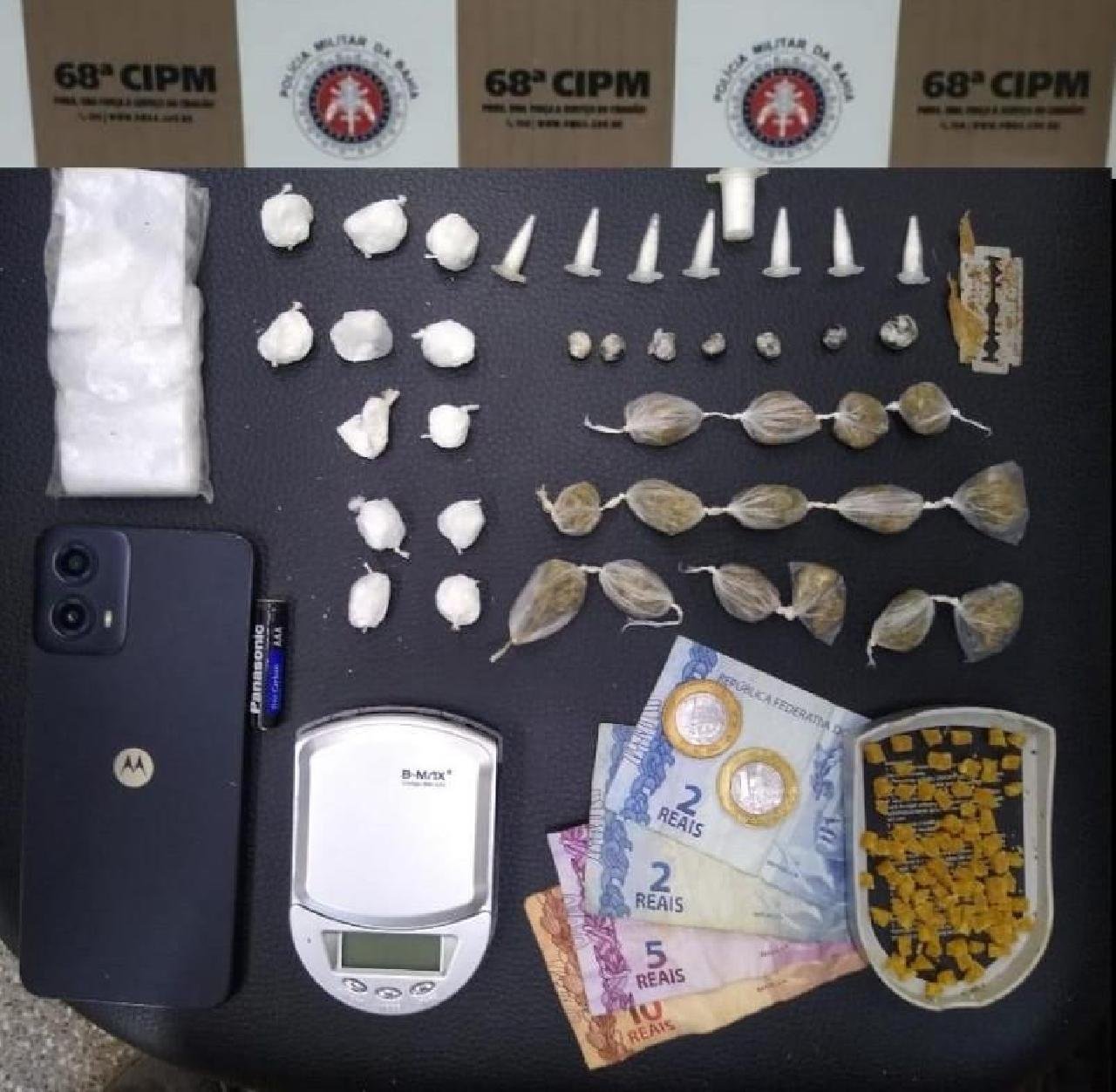 HOMEM É PRESO COM DROGAS NO BAIRRO DA CONQUISTA, EM ILHÉUS