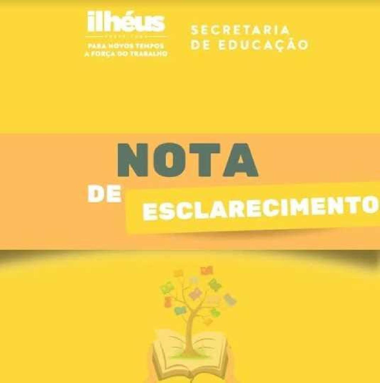 ILHÉUS: SEDUC ESCLARECE SOBRE SITUAÇÃO DOS PROFESSORES CONTRATADOS ILHÉUS: SEDUC ESCLARECE SOBRE SITUAÇÃO DOS PROFESSORES CONTRATADOS
