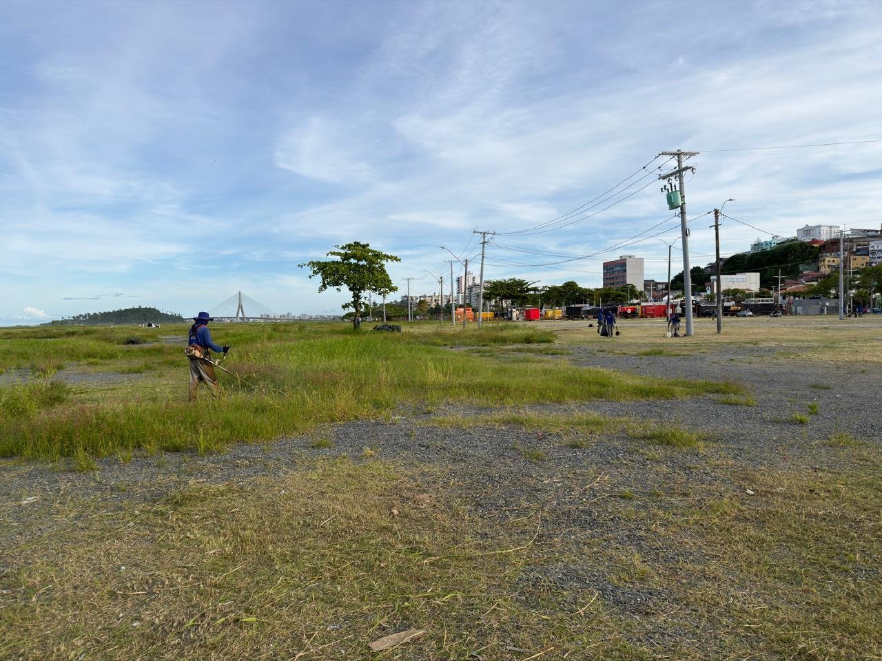 ARENA DO MEU SÃO JOÃO AMADO 2026 COMEÇA A RECEBER SERVIÇOS DE LIMPEZA EM ILHÉUS
