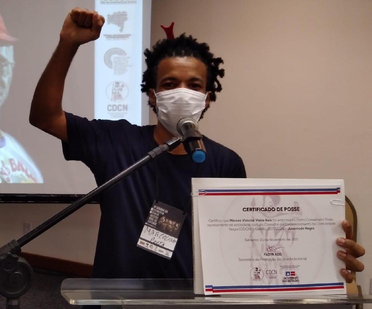 ILHEENSE TOMA POSSE EM CONSELHO DE DESENVOLVIMENTO DA COMUNIDADE NEGRA 