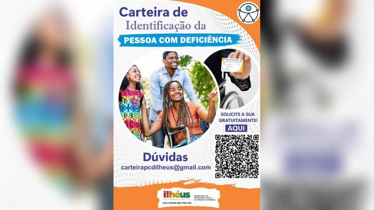CARTEIRA DE IDENTIFICAÇÃO DA PESSOA COM DEFICIÊNCIA É LANÇADA EM ILHÉUS CARTEIRA DE IDENTIFICAÇÃO DA PESSOA COM DEFICIÊNCIA É LANÇADA EM ILHÉUS