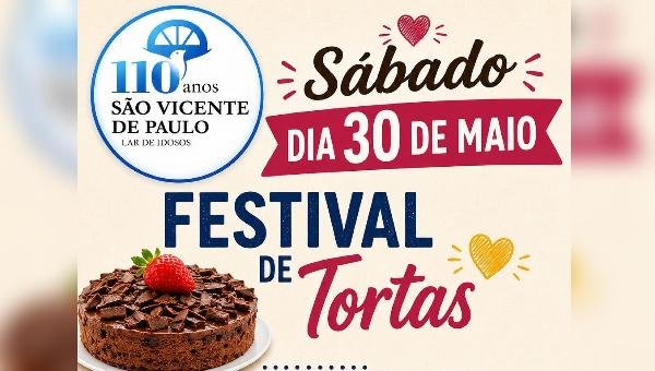 ABRIGO SÃO VICENTE DE PAULO PROMOVE FESTIVAL DE TORTAS E BAZAR BENEFICENTE EM ILHÉUS