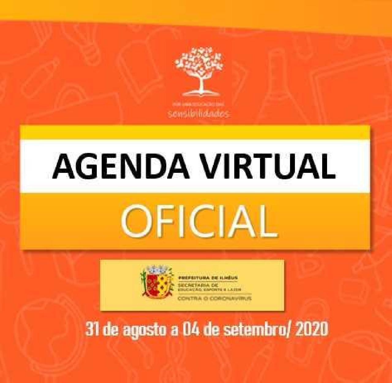 EDUCAÇÃO: CONFIRA A AGENDA VIRTUAL DESTA SEMANA EDUCAÇÃO: CONFIRA A AGENDA VIRTUAL DESTA SEMANA