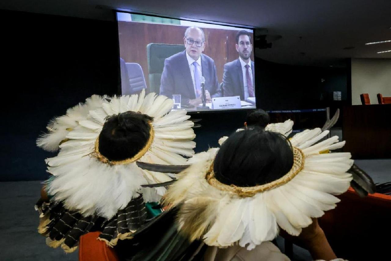 GILMAR MENDES VOTA CONTRA MARCO TEMPORAL, MAS PROPÕE GARANTIAS A FAZENDEIROS